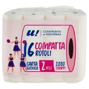 16 Rotoli Carta Igienica Compatta 2 Veli U! Confronta e Risparmia